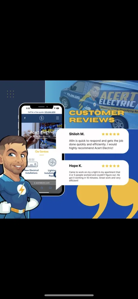 Affordable outlet and switch repair experts serving Grovertown, IN - Acert Electric