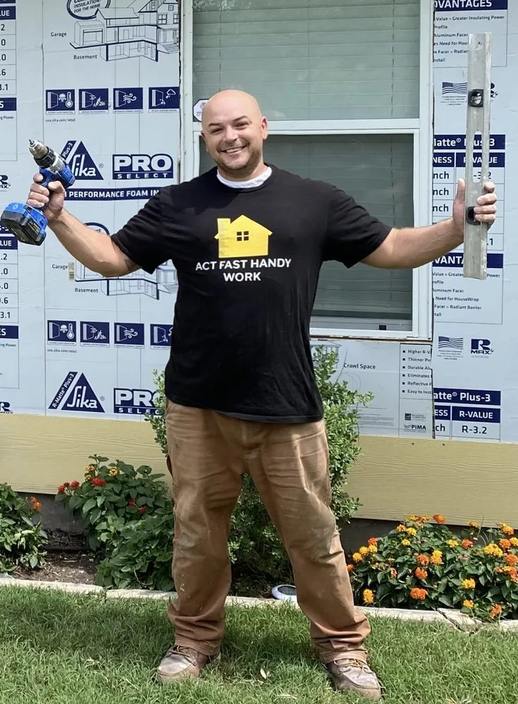 Slide of Act Fast Handy Work