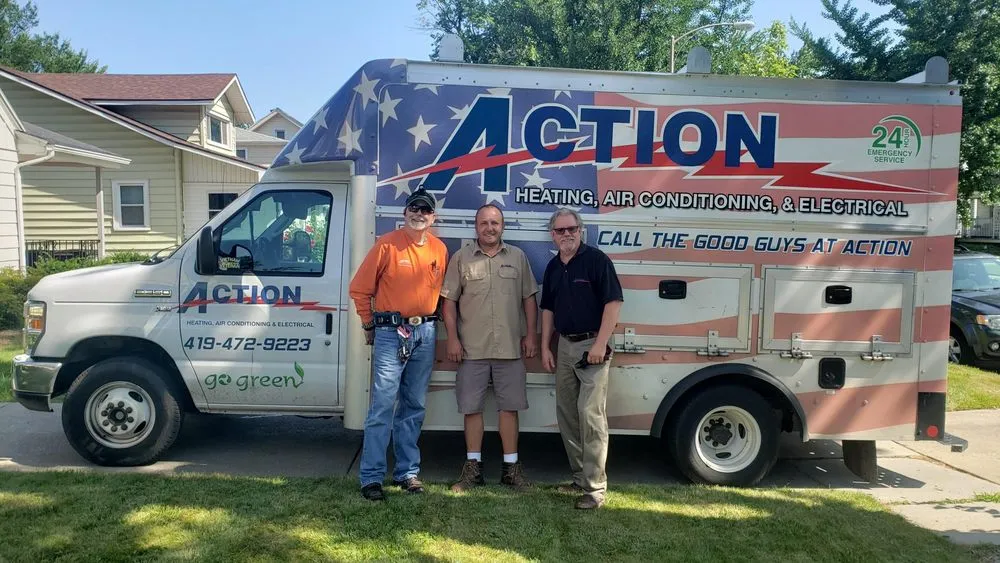 Expert emergency electrical service in ,  by Action Heating, Air Conditioning & Electrical