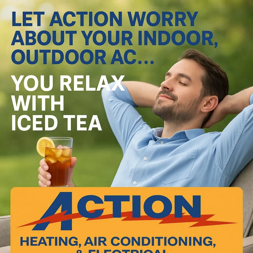 Slide of Action Heating, Air Conditioning & Electrical