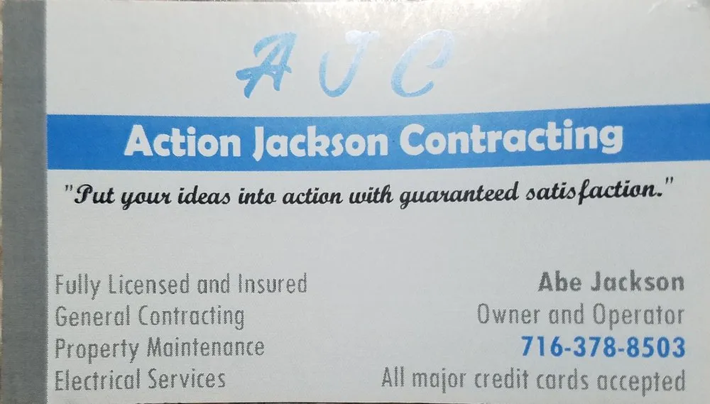 Slide of Action Jackson Contracting