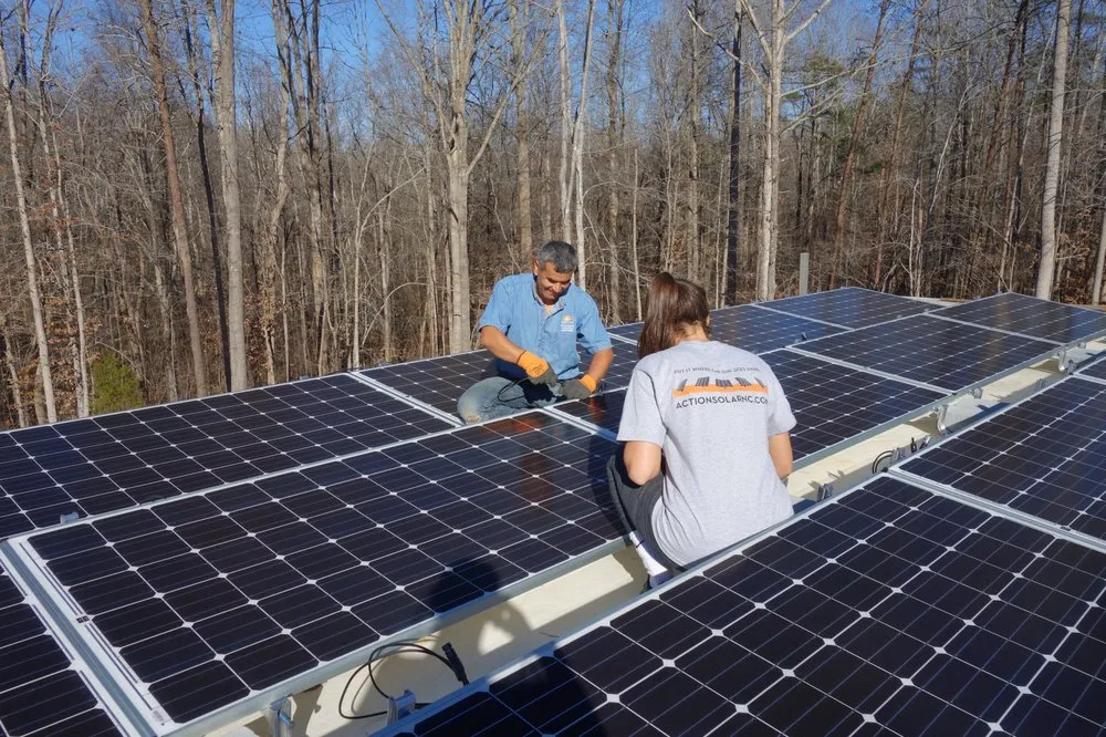 Slide of Action Solar & Electric