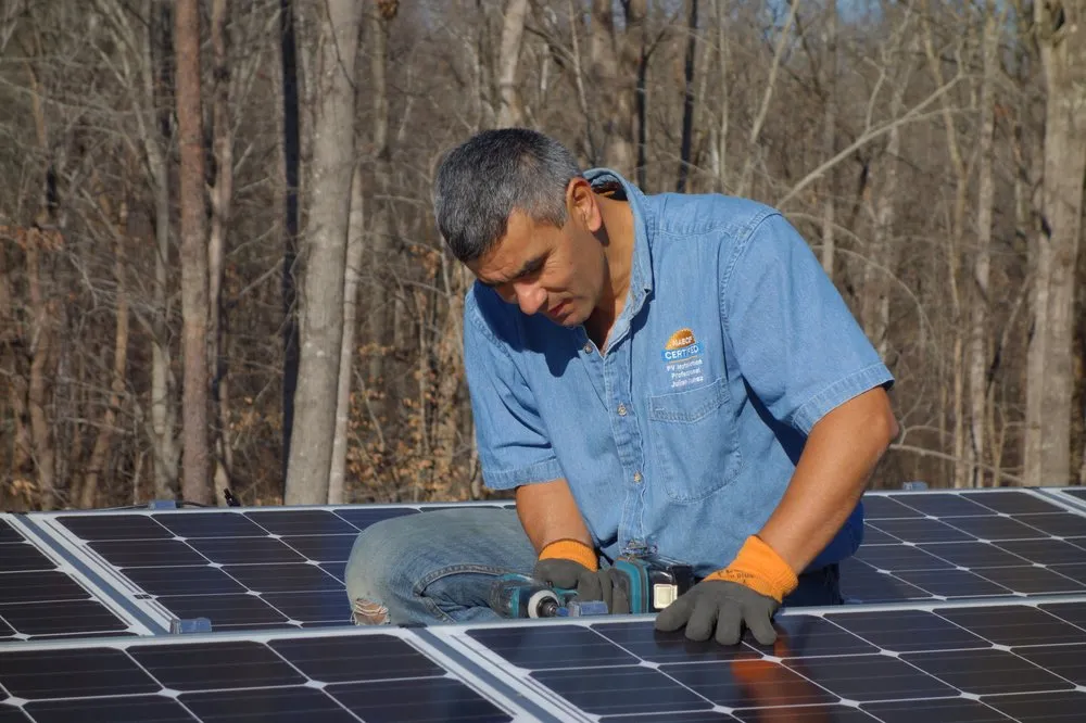 Slide of Action Solar & Electric