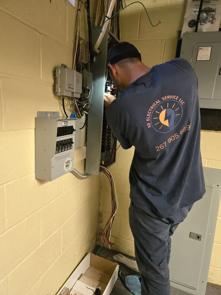 Professional electrician providing electrical repair in , 