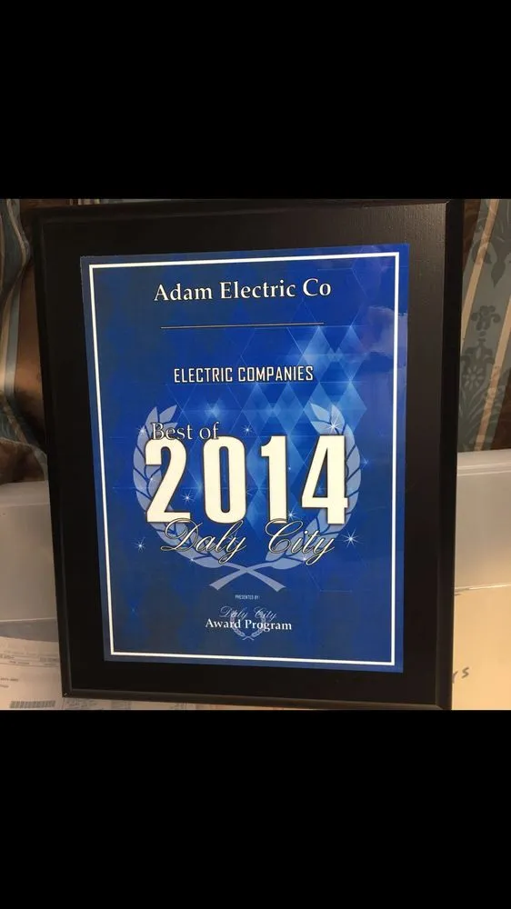 Slide of Adam Electric Company