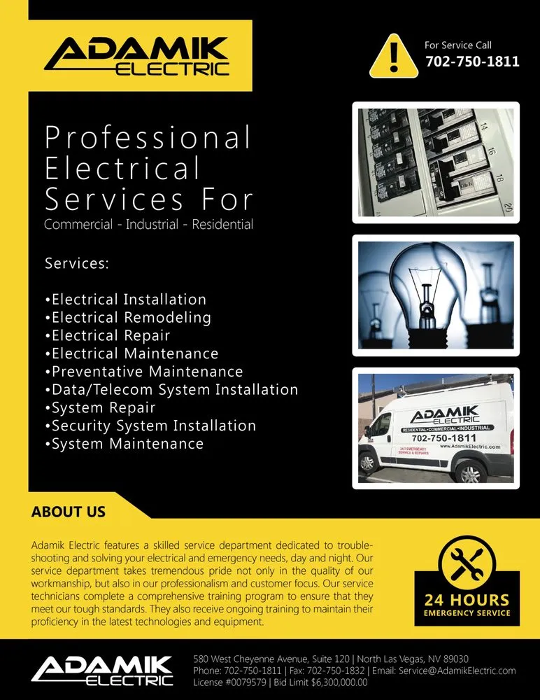 Slide of Adamik Electric