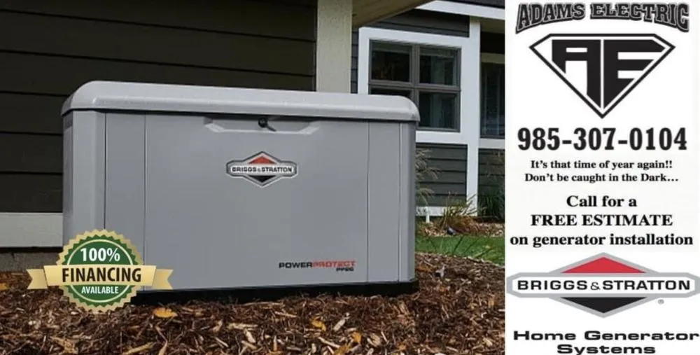 Slide of Adams Electric