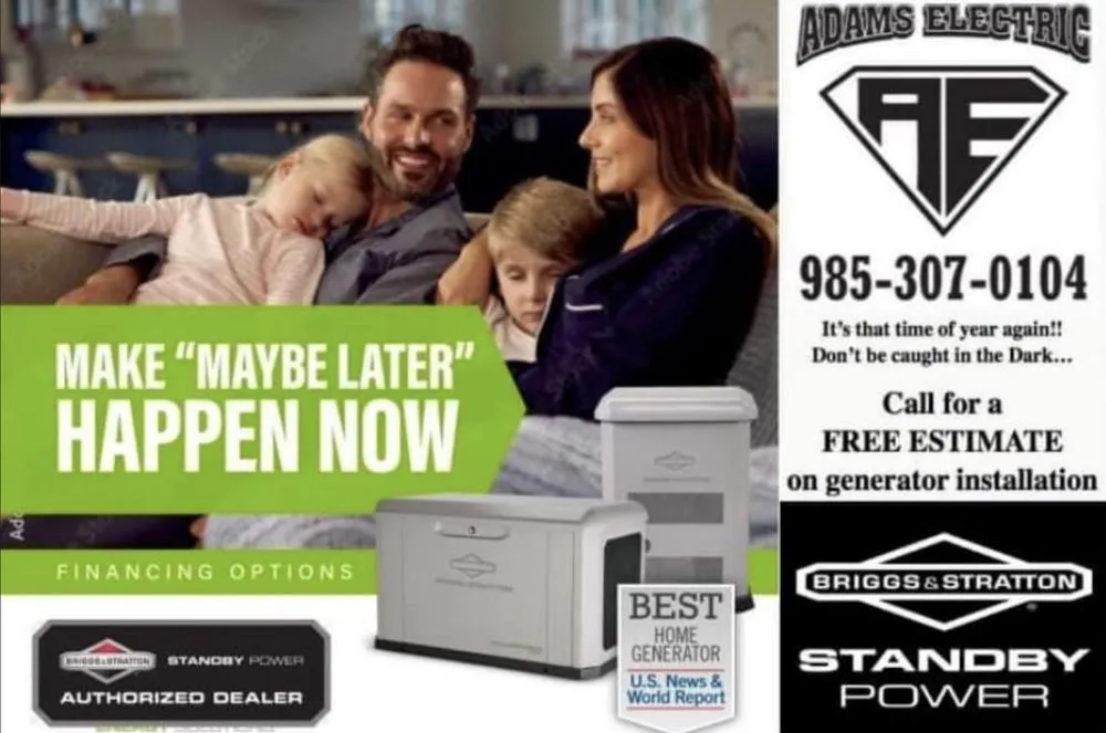 Slide of Adams Electric