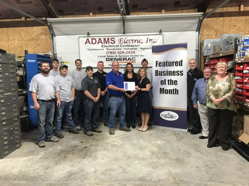 Slide of Adams Electric