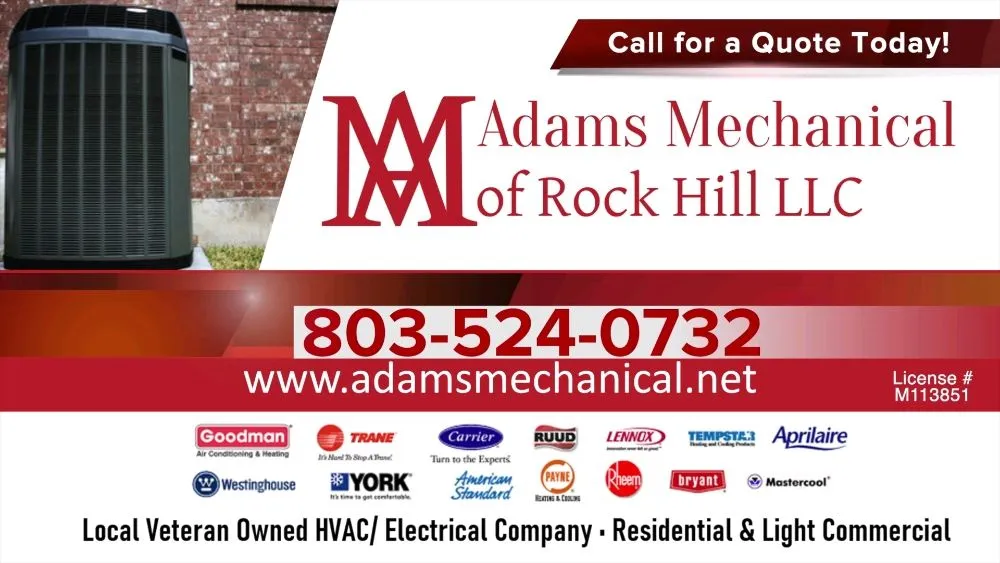 Slide of Adams Mechanical of Rock Hill