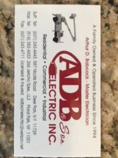 Slide of ADB & Son Electric