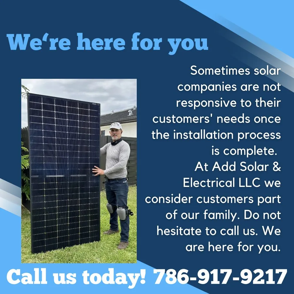 Slide of Add Solar & Electrical