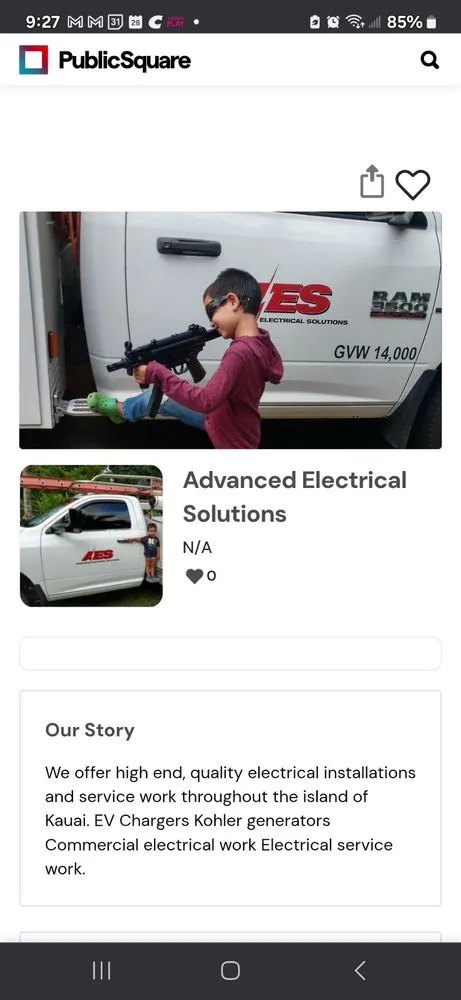Slide of Advanced Electrical Solutions