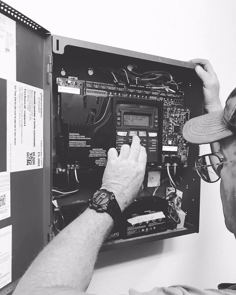 Slide of Advanced Electronic Security Systems