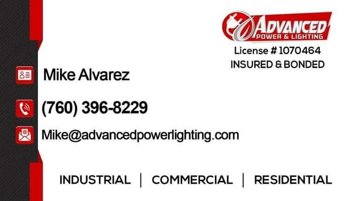 Slide of Advanced Power & Lighting