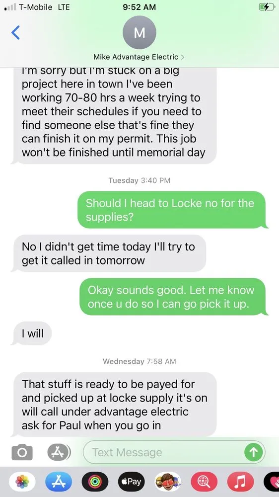 Slide of Advantage Electric