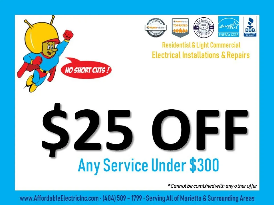 Professional electrician providing emergency electrical service in , 