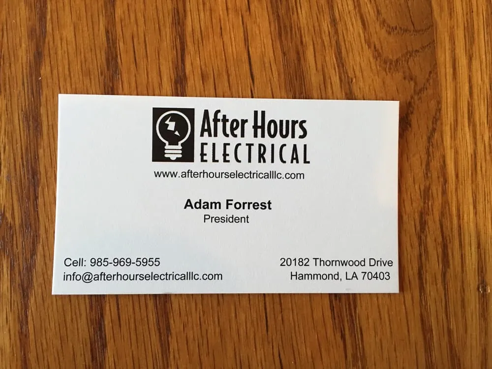 Slide of After Hours Electrical