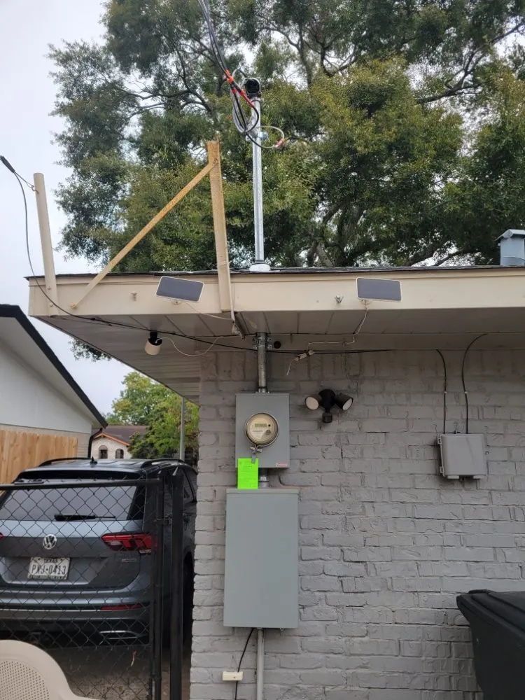 Emergency electrician providing panel upgrade in ,