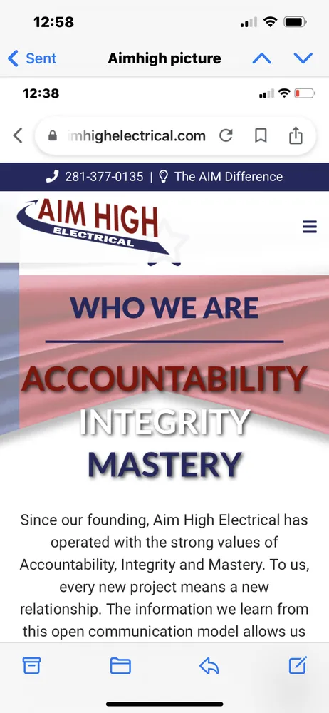 Slide of Aim High Electric