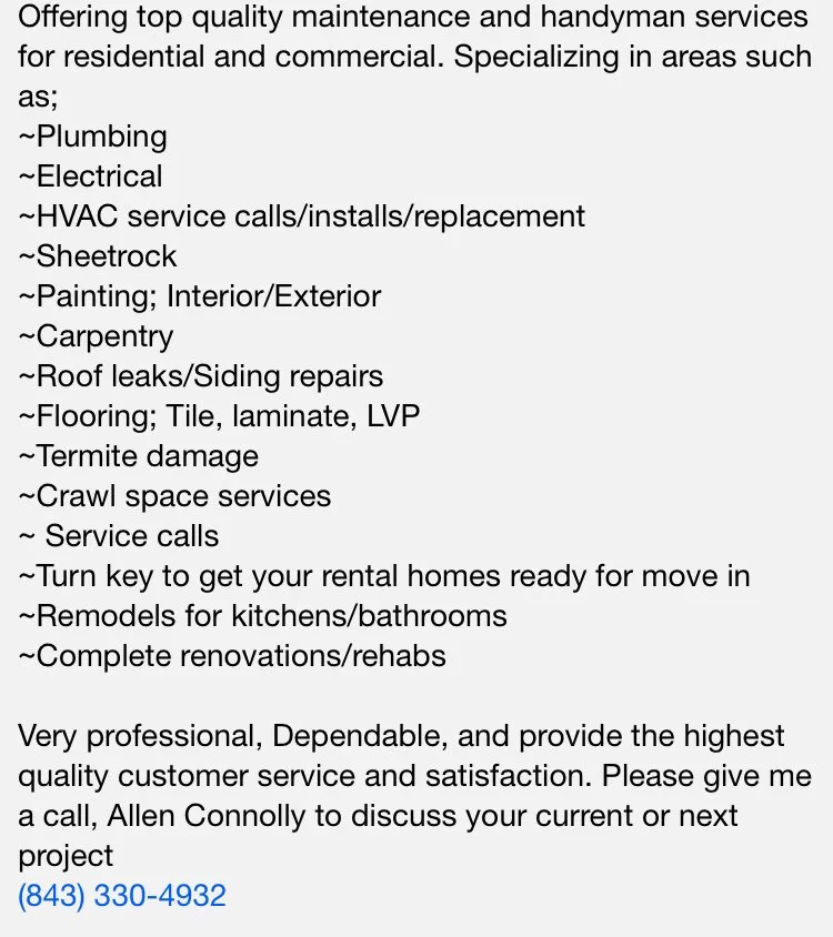 Slide of AJ Connolly