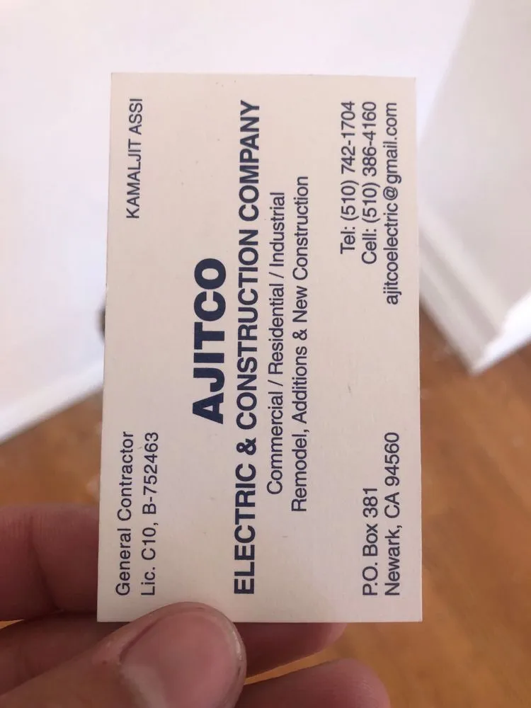 Slide of Ajitco Electric and Construction