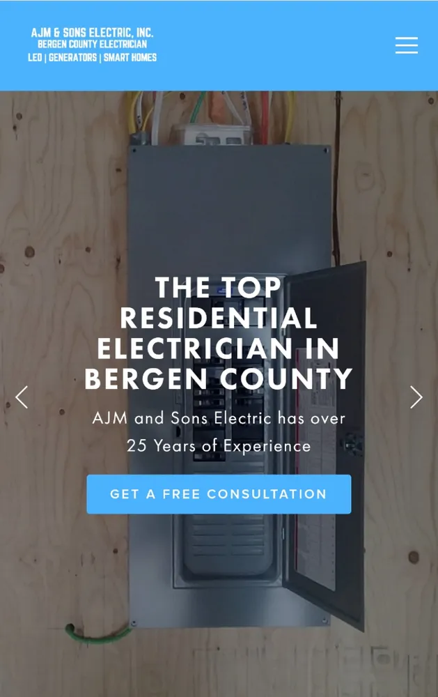 Slide of AJM and Sons Electric