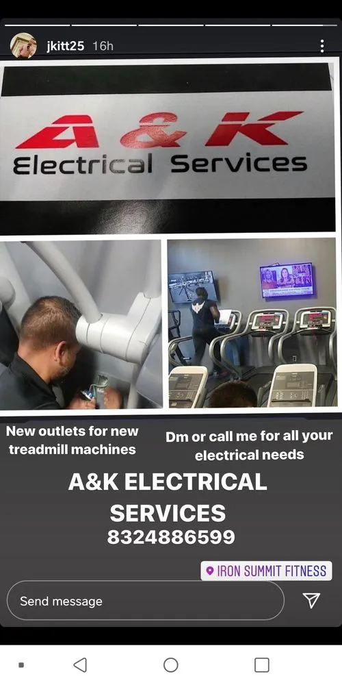 Slide of A&K Electrical Services