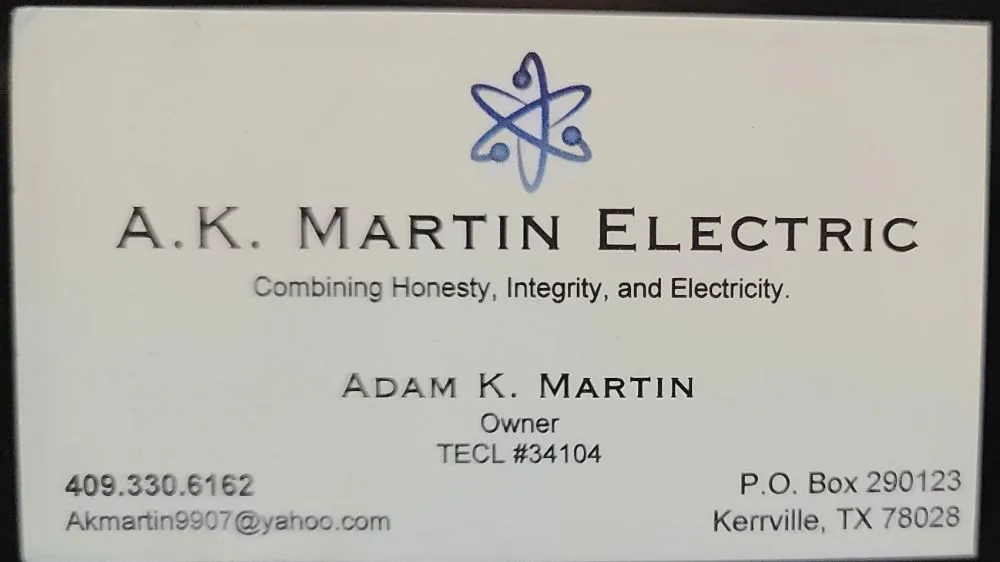 Slide of AK Martin Electric