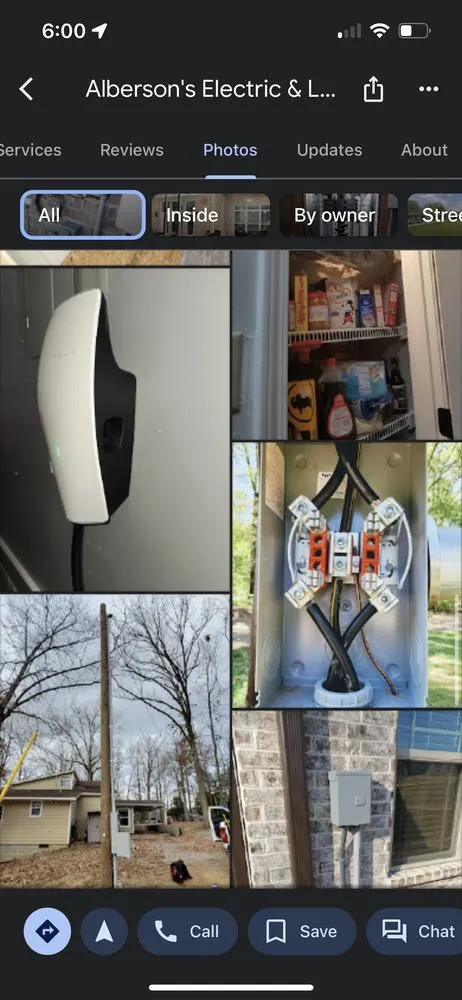 Slide of Alberson’s Electric & Lighting