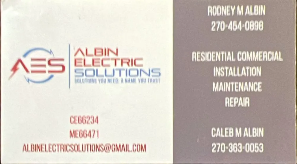 Slide of Albin Electric Solutions