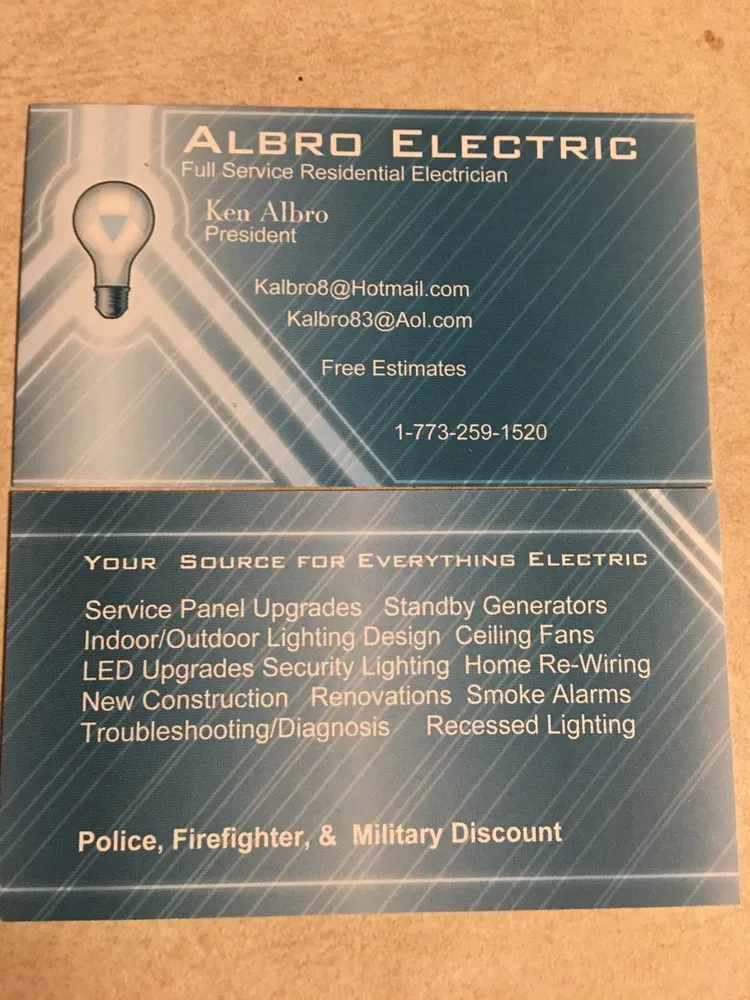 Slide of Albro Electric