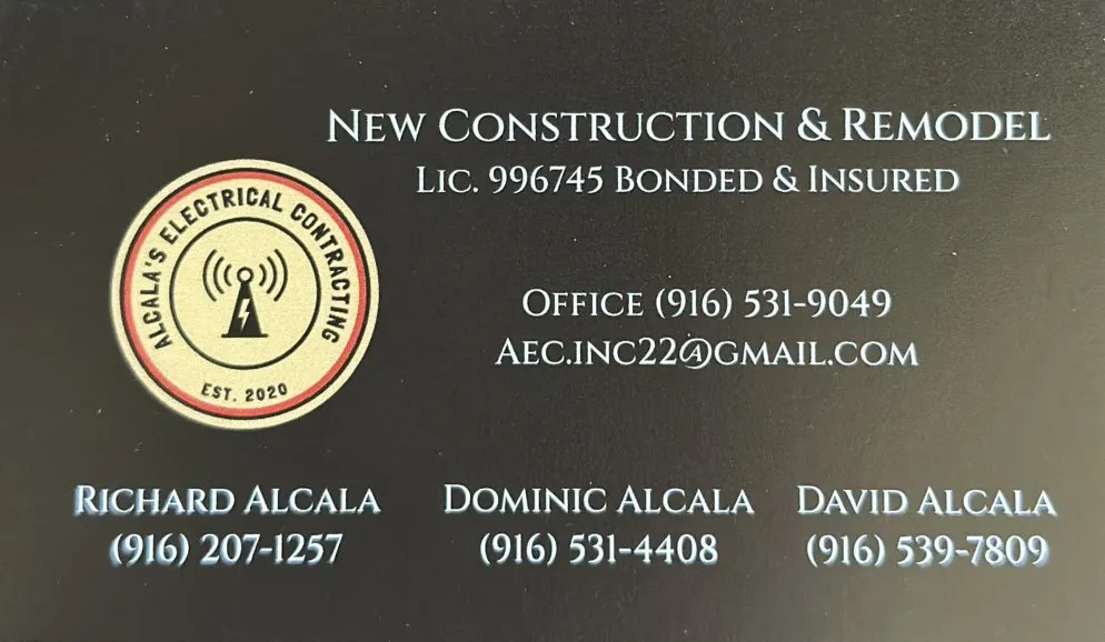 Slide of Alcala’s Electrical Contracting