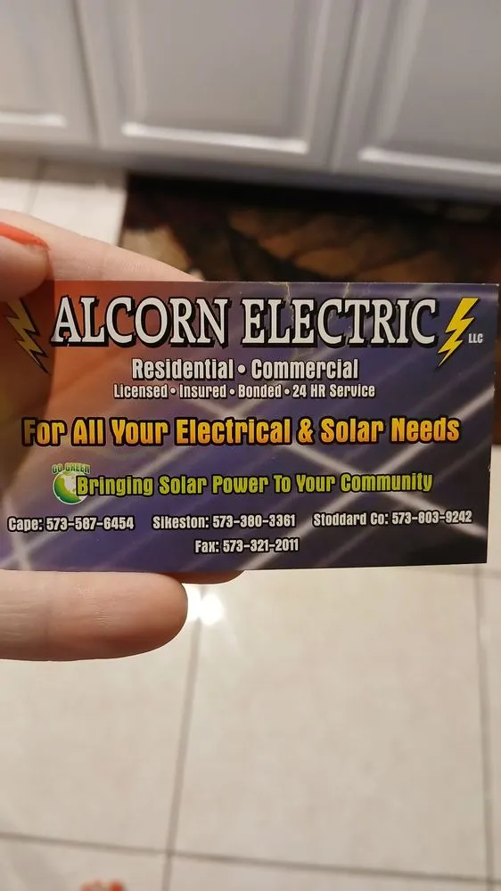 Slide of Alcorn Electric Company