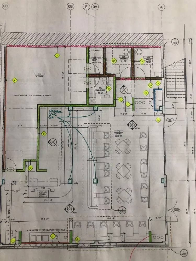 Slide of Alegria's Construction