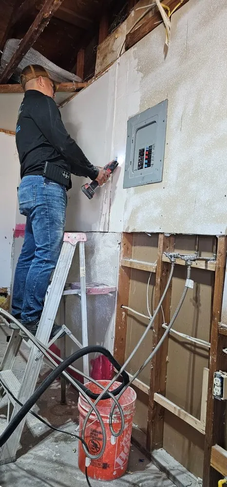 Licensed electrical service for homes in electrical repair, by