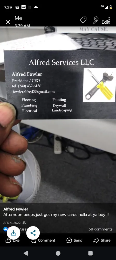 Slide of Alfred home repair services