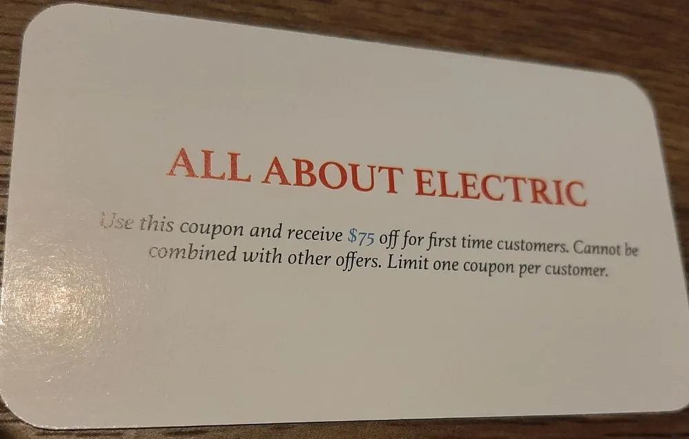 Slide of All About Electric