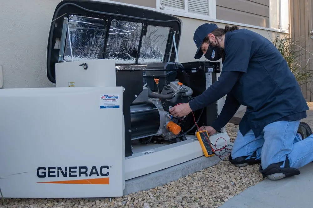 Slide of All American Generator Services