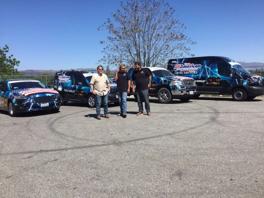 Slide of All American Generator Services