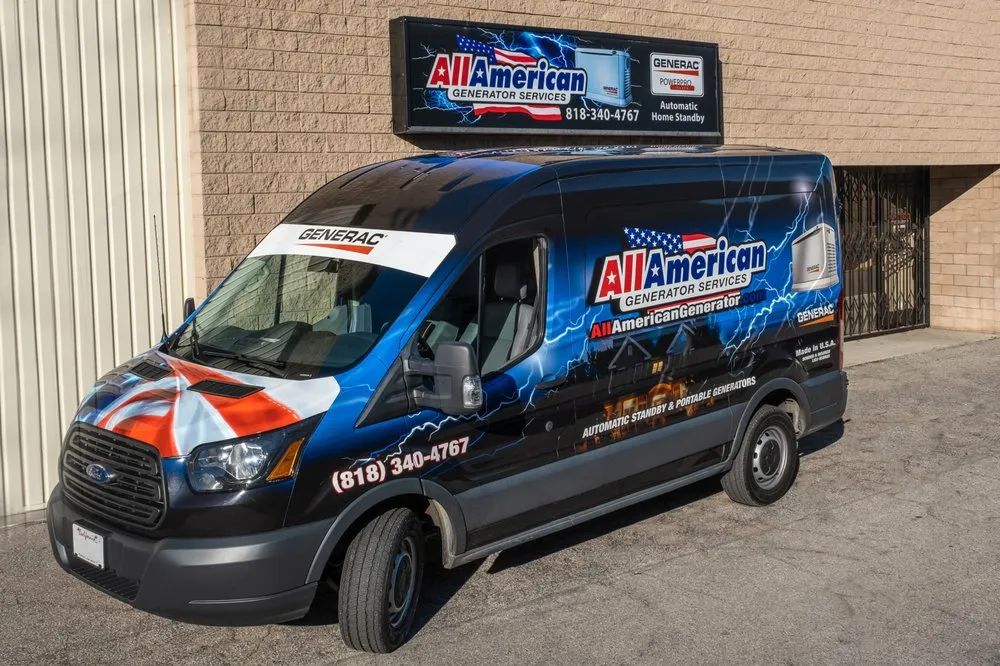 Slide of All American Generator Services