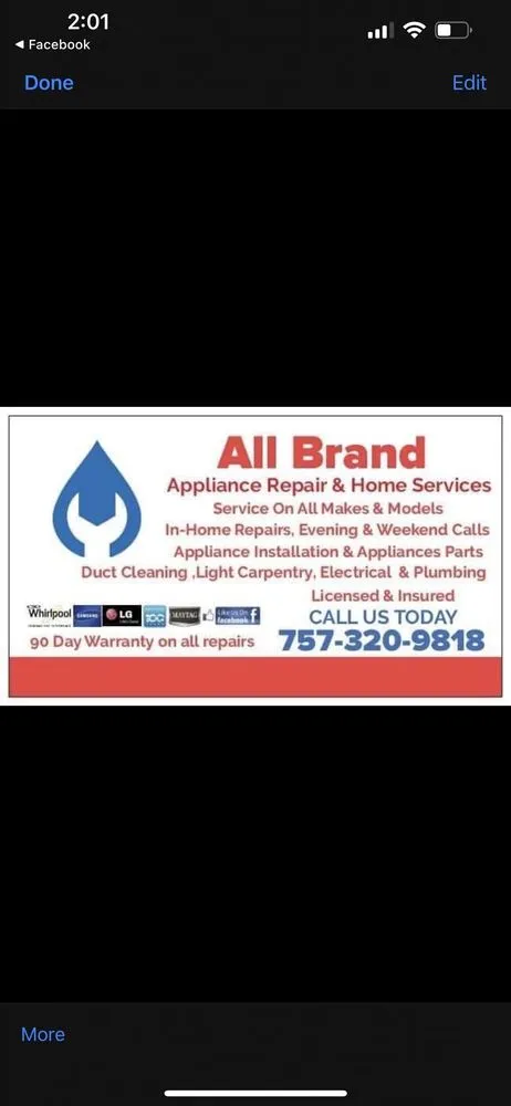 Affordable emergency electrical service experts serving Yorktown, VA - All Brand Appliance Repair & Home Services