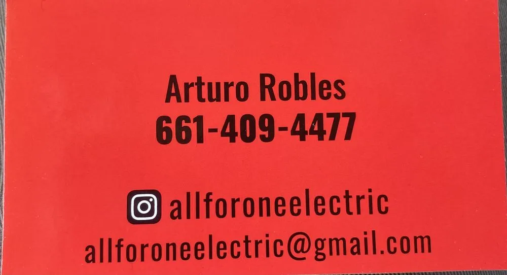 Slide of All For One Electric