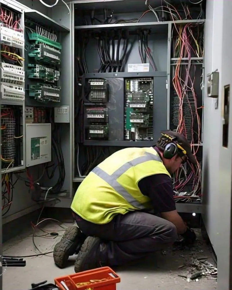 Licensed electrical service for homes in wiring installation,  by 