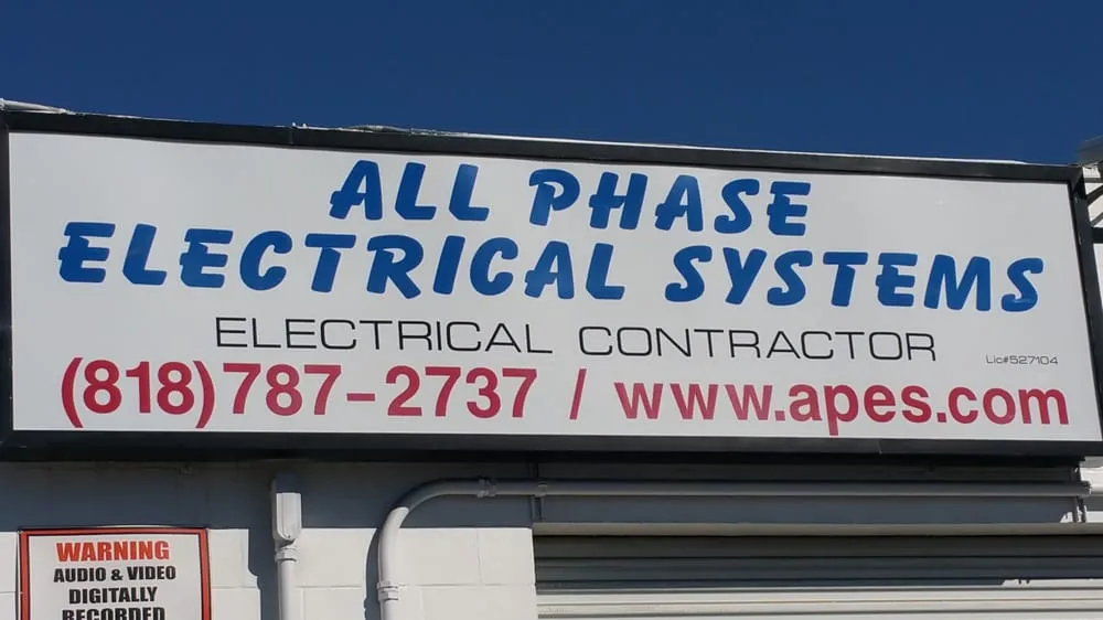 Slide of All Phase Electrical Systems