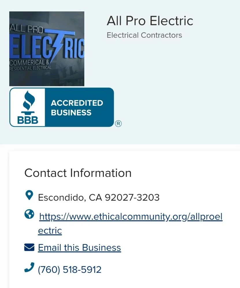 Slide of All Pro Electric