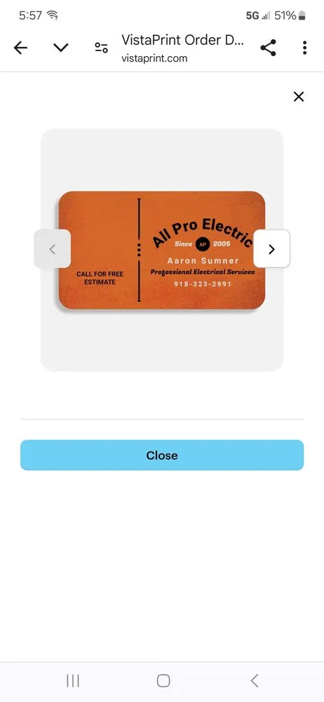 Slide of All Pro Electric