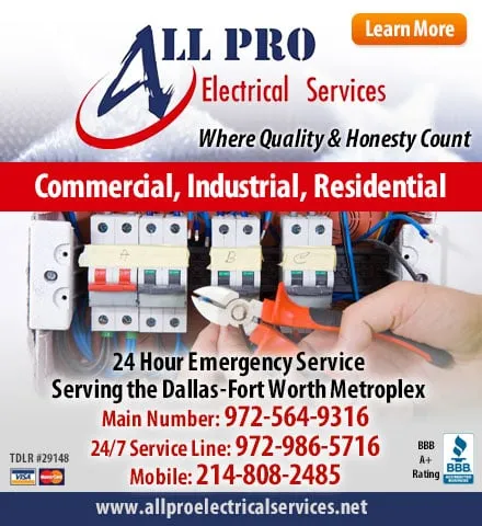 Slide of All Pro Electrical Services