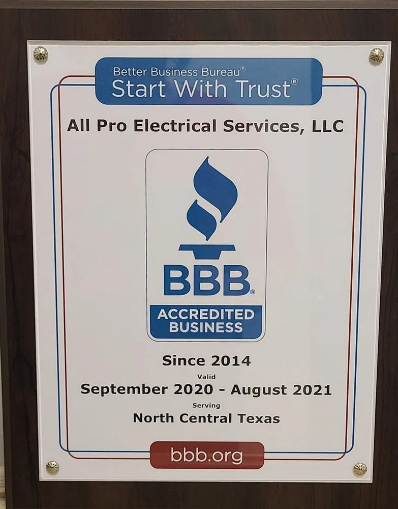 Slide of All Pro Electrical Services