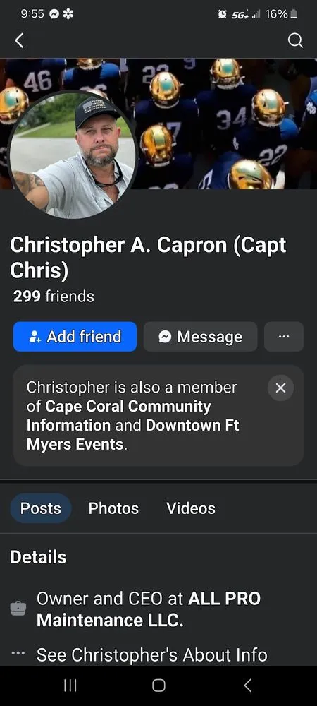 Slide of All Pro Maintenance